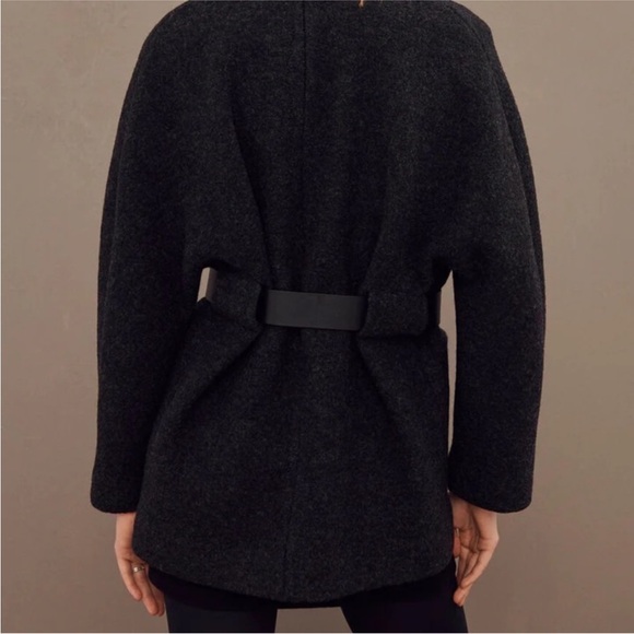 New ba&sh wool Calvi coat. Anthracite. Size European 0 (or 2 in US) - Picture 8 of 15